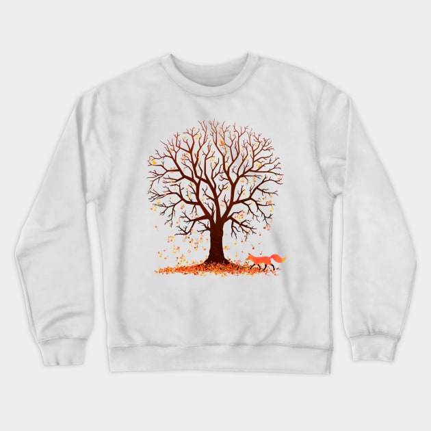 Autumn Sonata Crewneck Sweatshirt by victorcalahan